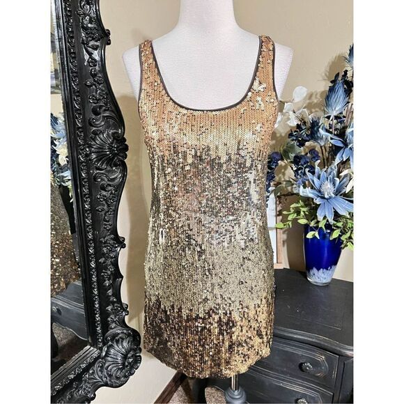 Express Sleeveless Sequin Dress Size X Small - Picture 1 of 4